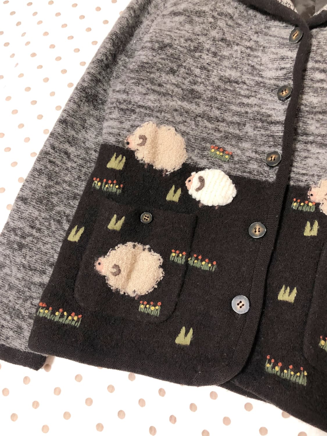 빈티지 모리걸 양떼목장 자켓 상품이미지3