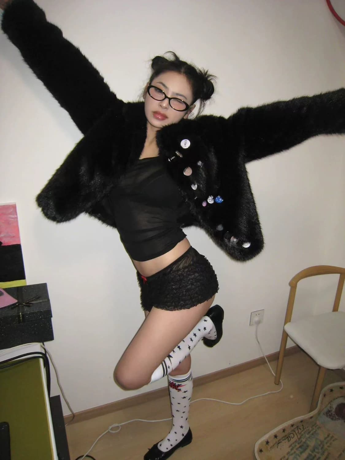 FUTUREOFX 퍼 배지 에코 퍼 상품이미지4