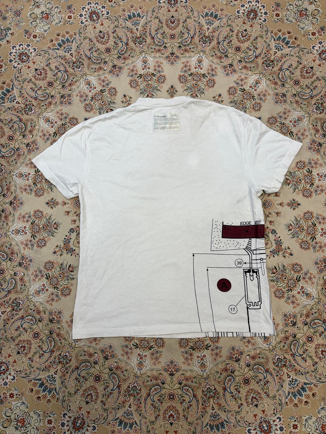 ACW 어콜드월 20ss 블루프린트 반팔 티셔츠 상품이미지2