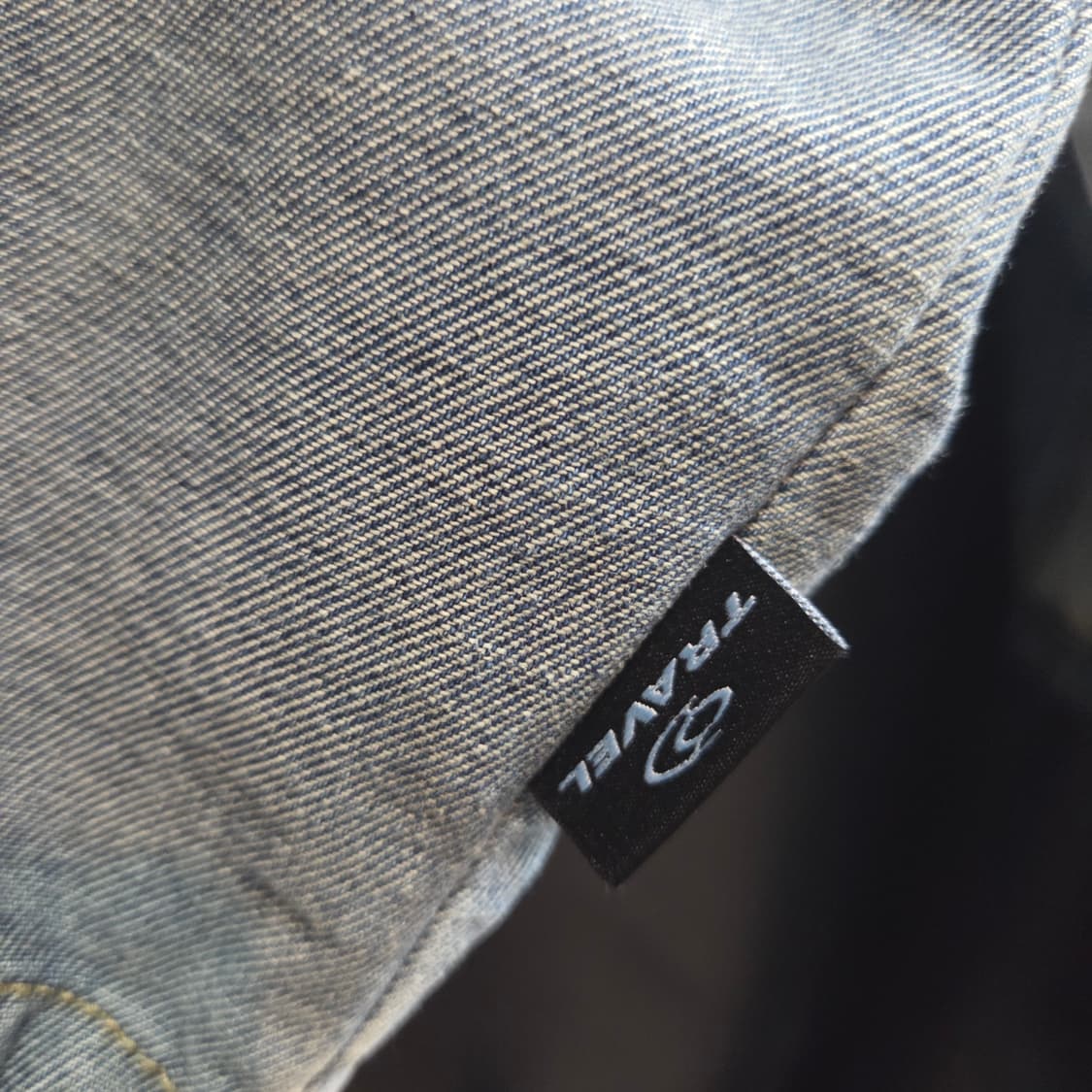 트래블 프론트 백 데님 윈드 브레이커 블루 상품이미지6