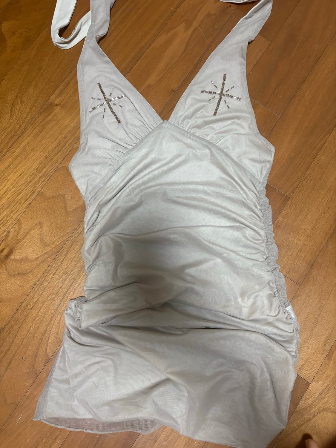 Mesh halter 홀터넥 홀터탑 L 상품이미지2