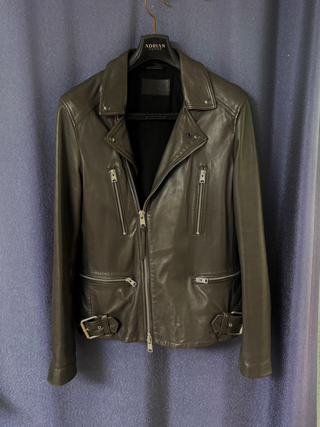 올세인츠 양가죽 라이더자켓 남자m 상품이미지1