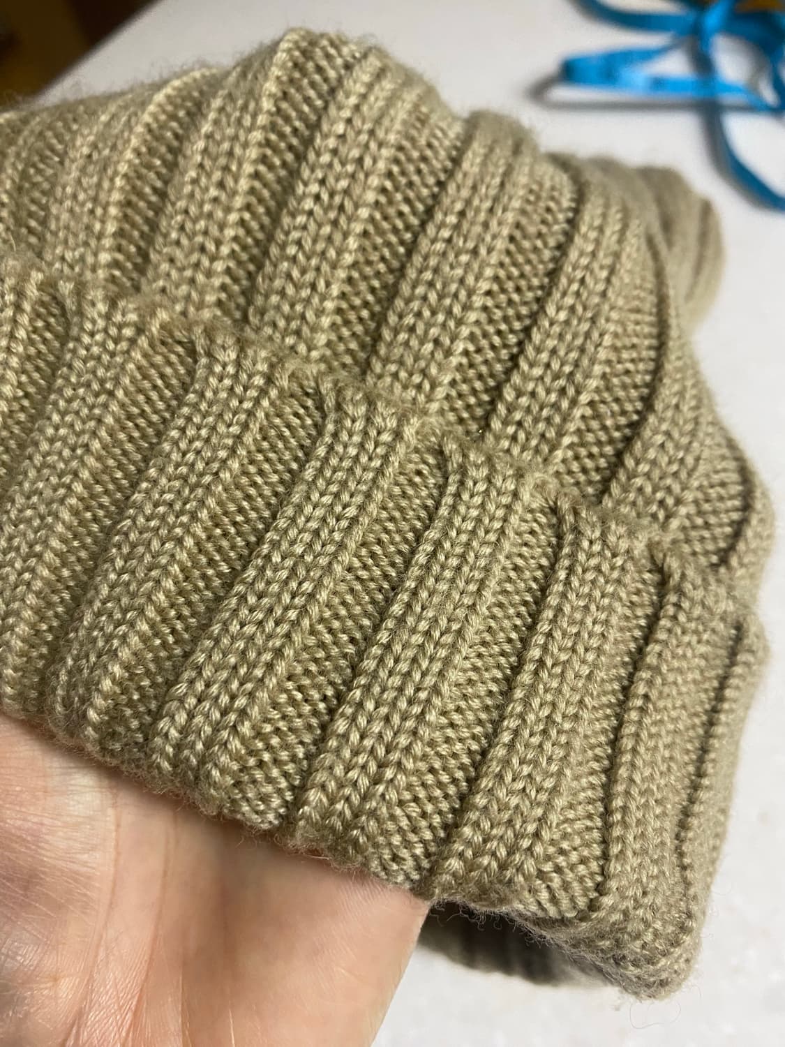 MLB 베이지 니트 비니 상품이미지4