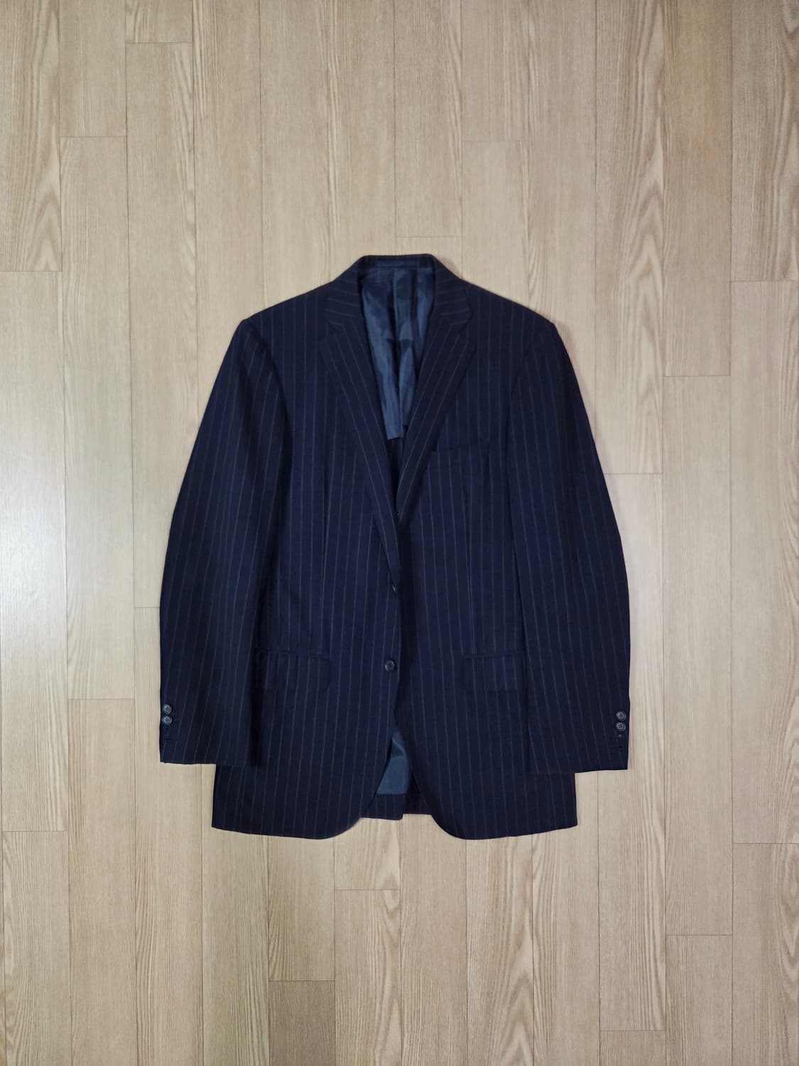 인터네셔널 갤러리 빔즈 네이비 스트라이프 블레이져 상품이미지1