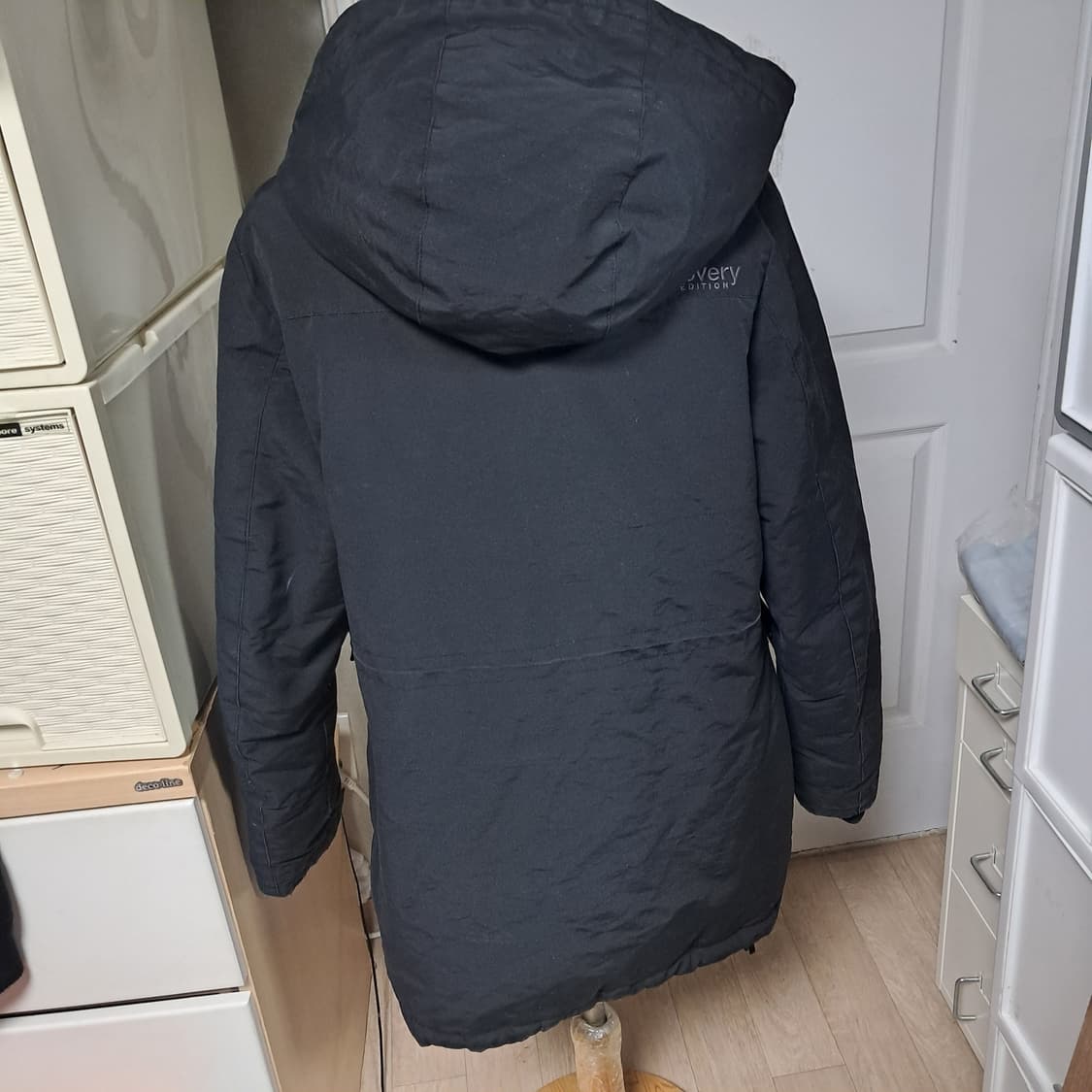 디스커버리 남성 패딩 구스다운 블랙 100 상품이미지3