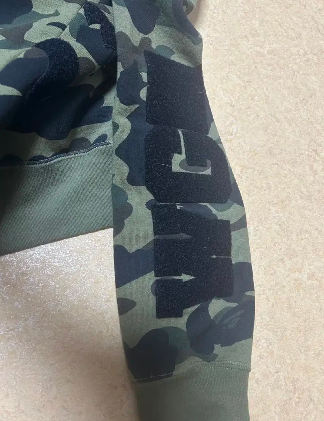 정품 베이프 녹계 후드집업 L사이즈 상품이미지2