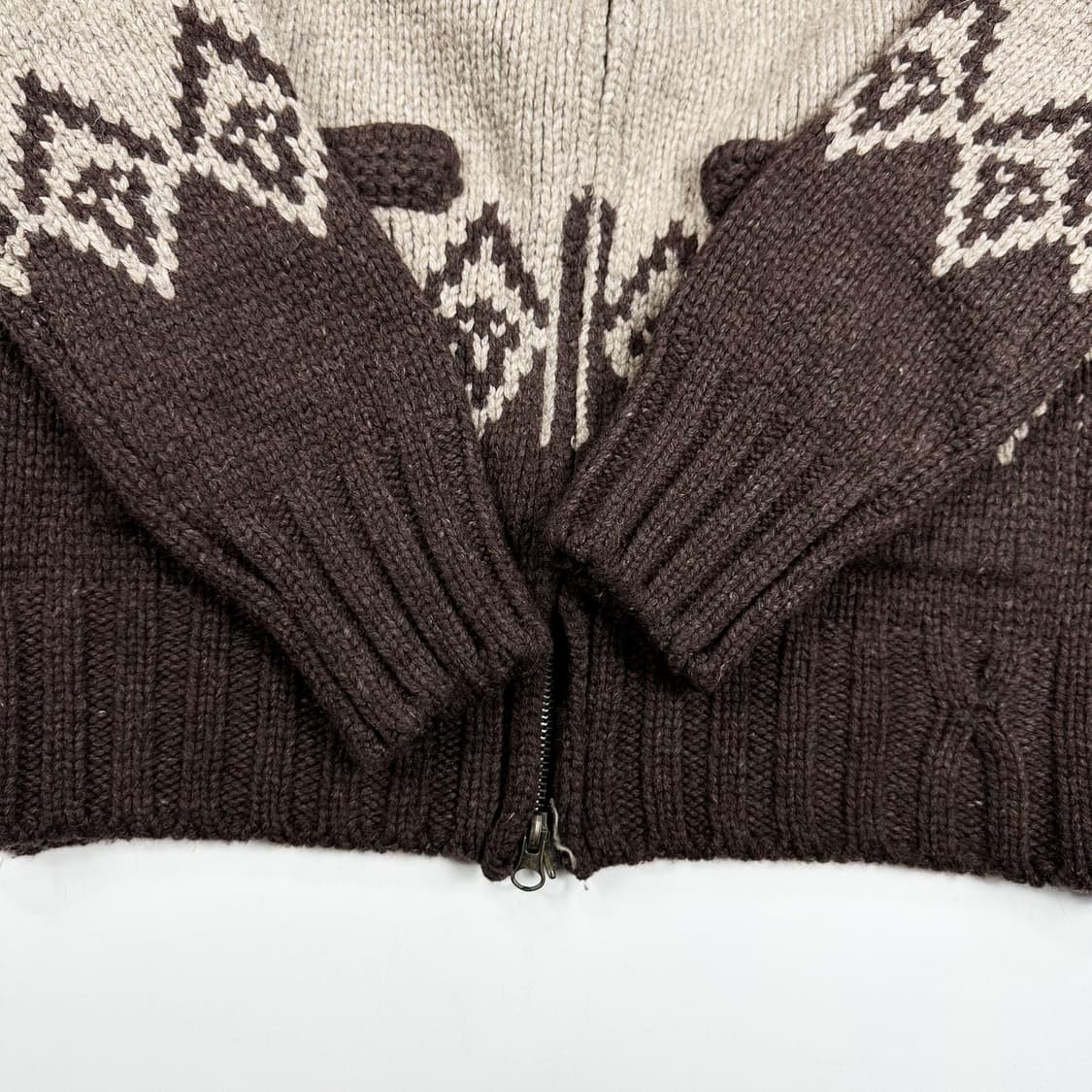 VTG 빈티지 여성 코위찬 투웨이 니트 집업 여성M 상품이미지4