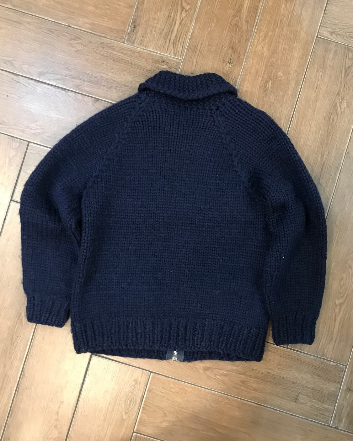 🌹네이비 자수 코위찬 집업 (Made In Canada)🌹  상품이미지4