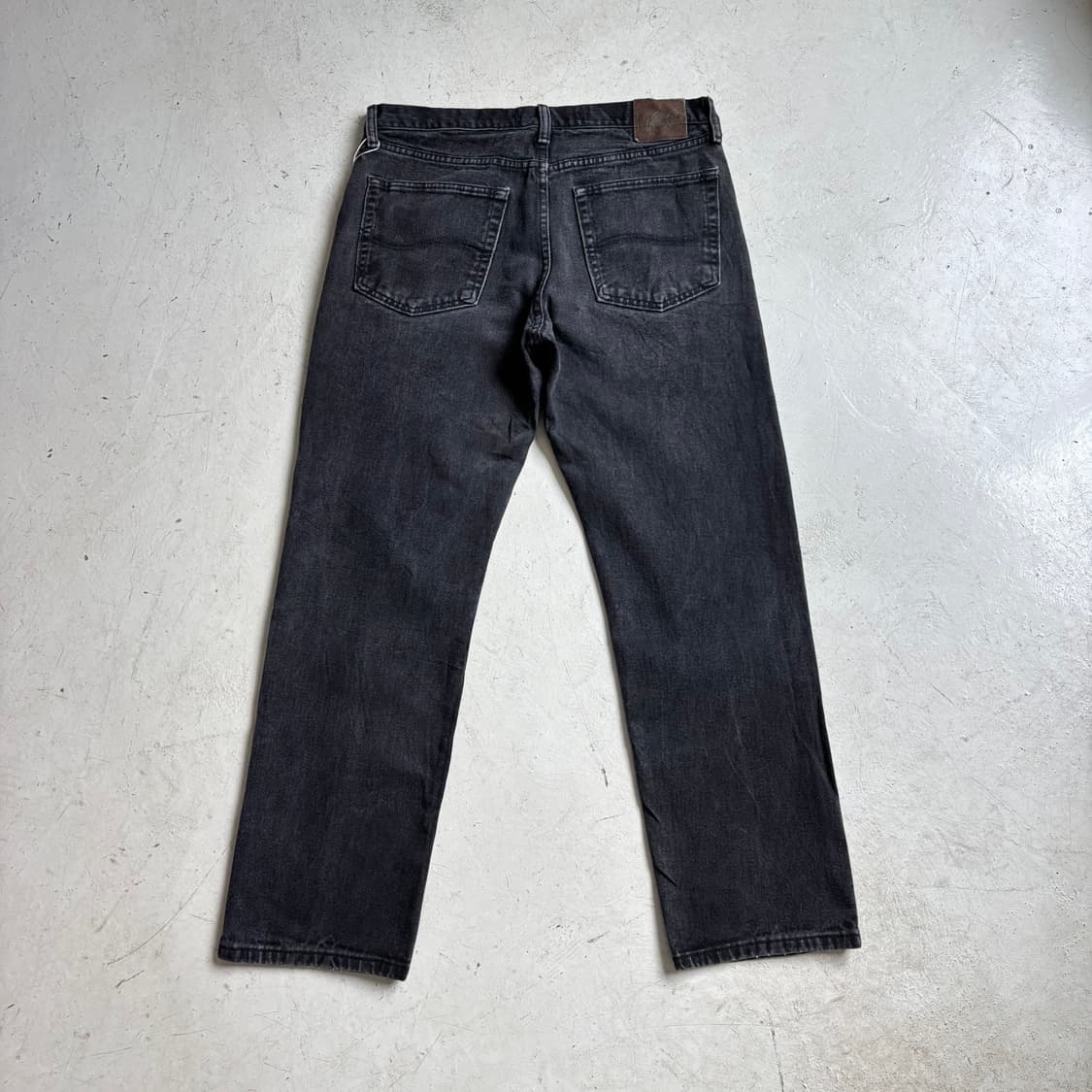 00s LEE 빈티지 흑청 데님팬츠 33x30 상품이미지7