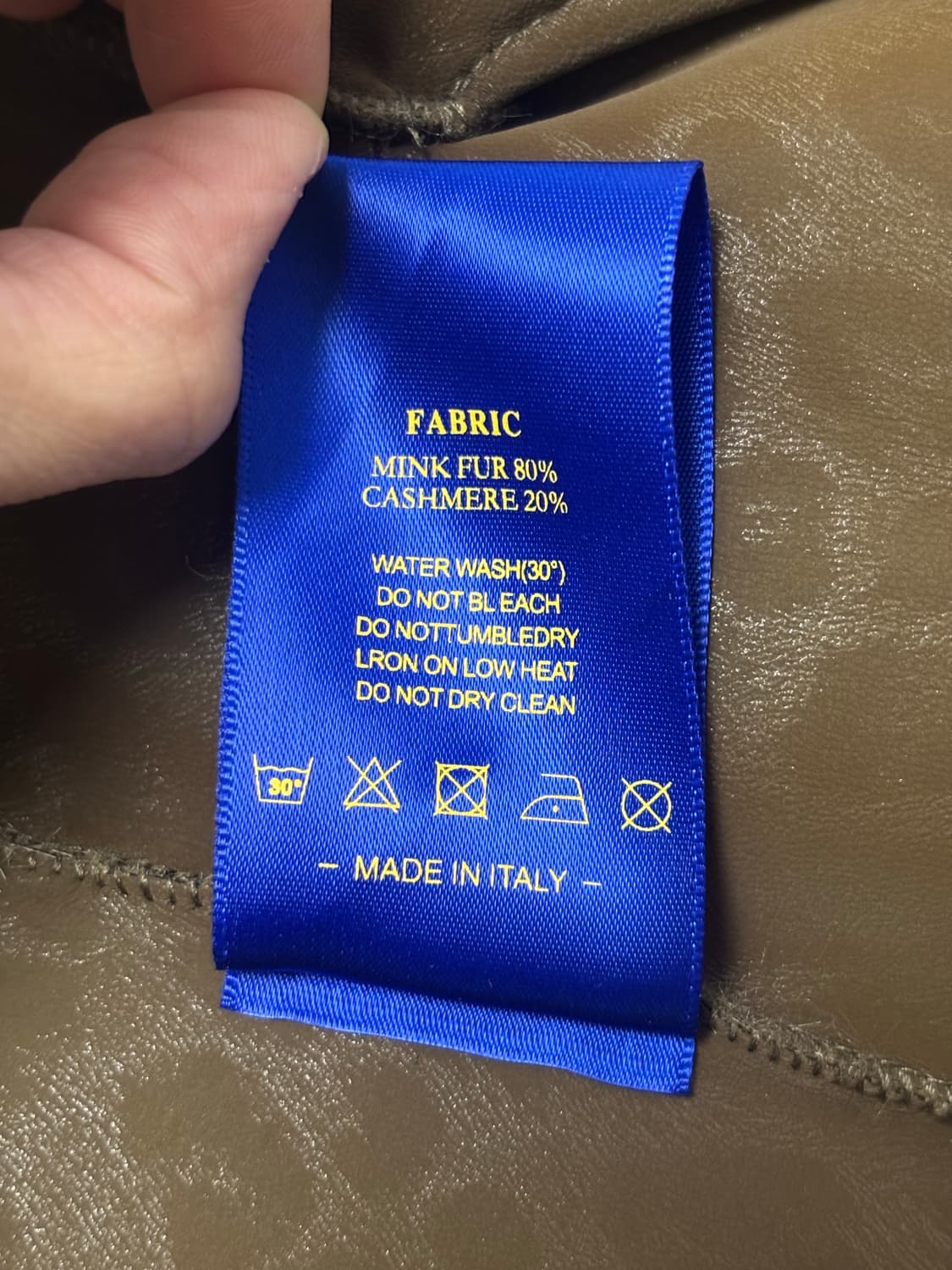 Emmauela 밍크 후드 코트 48사이즈 상품이미지9