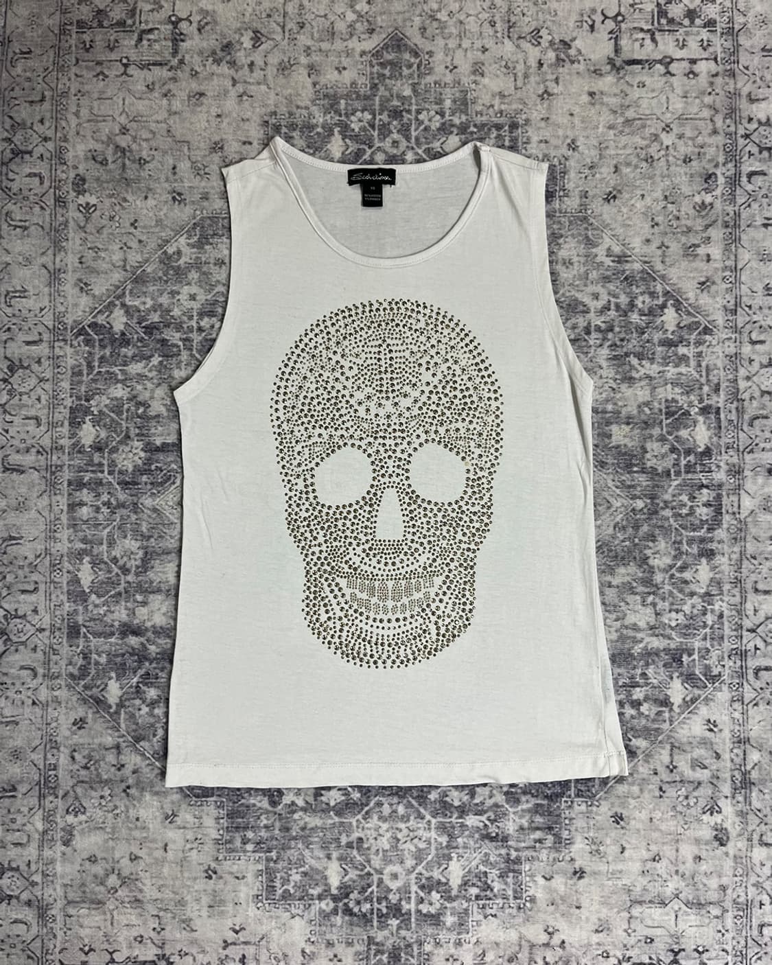 00's skull cubic sleeveless 상품이미지1