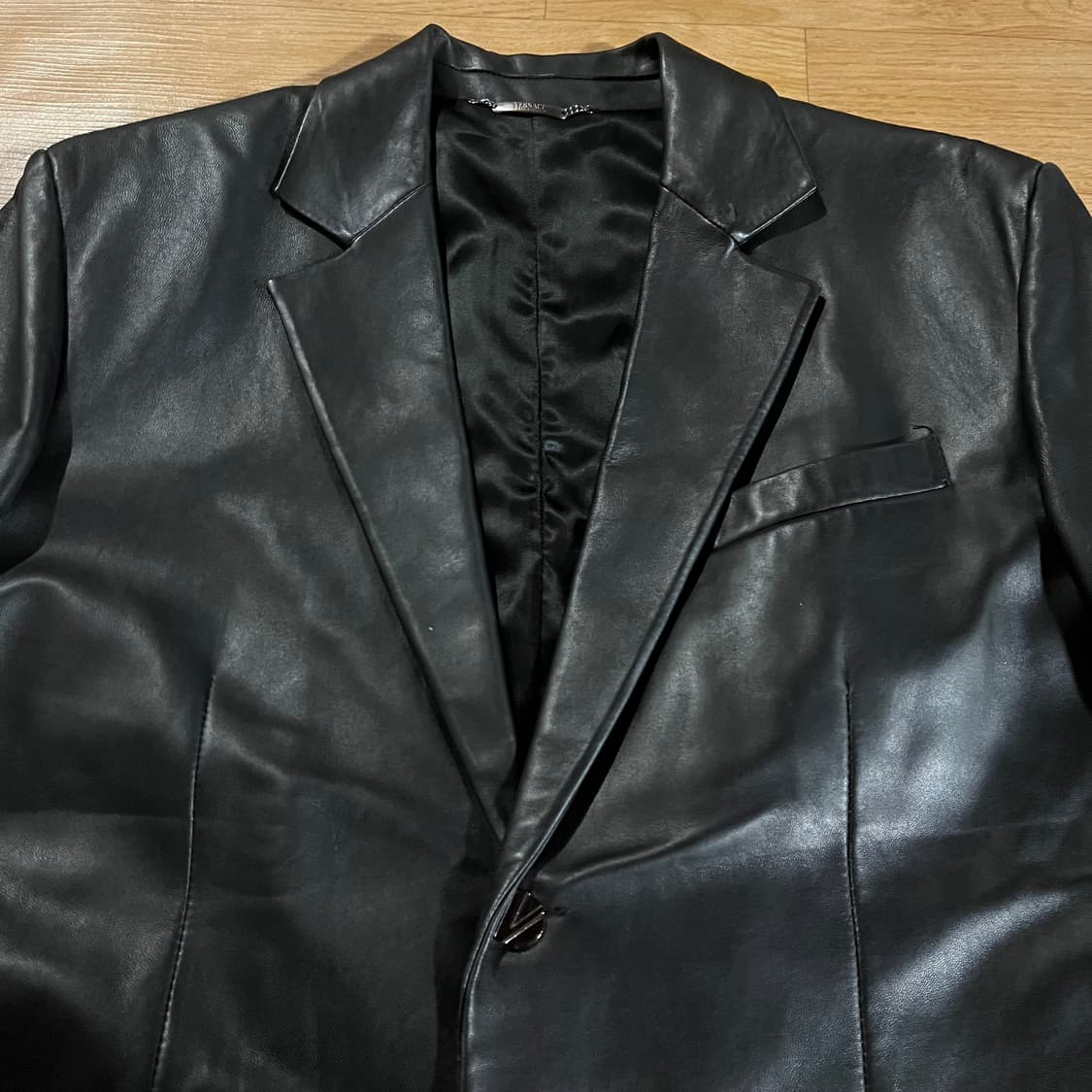 [105] 베르사체 램스킨 가죽자켓 상품이미지2