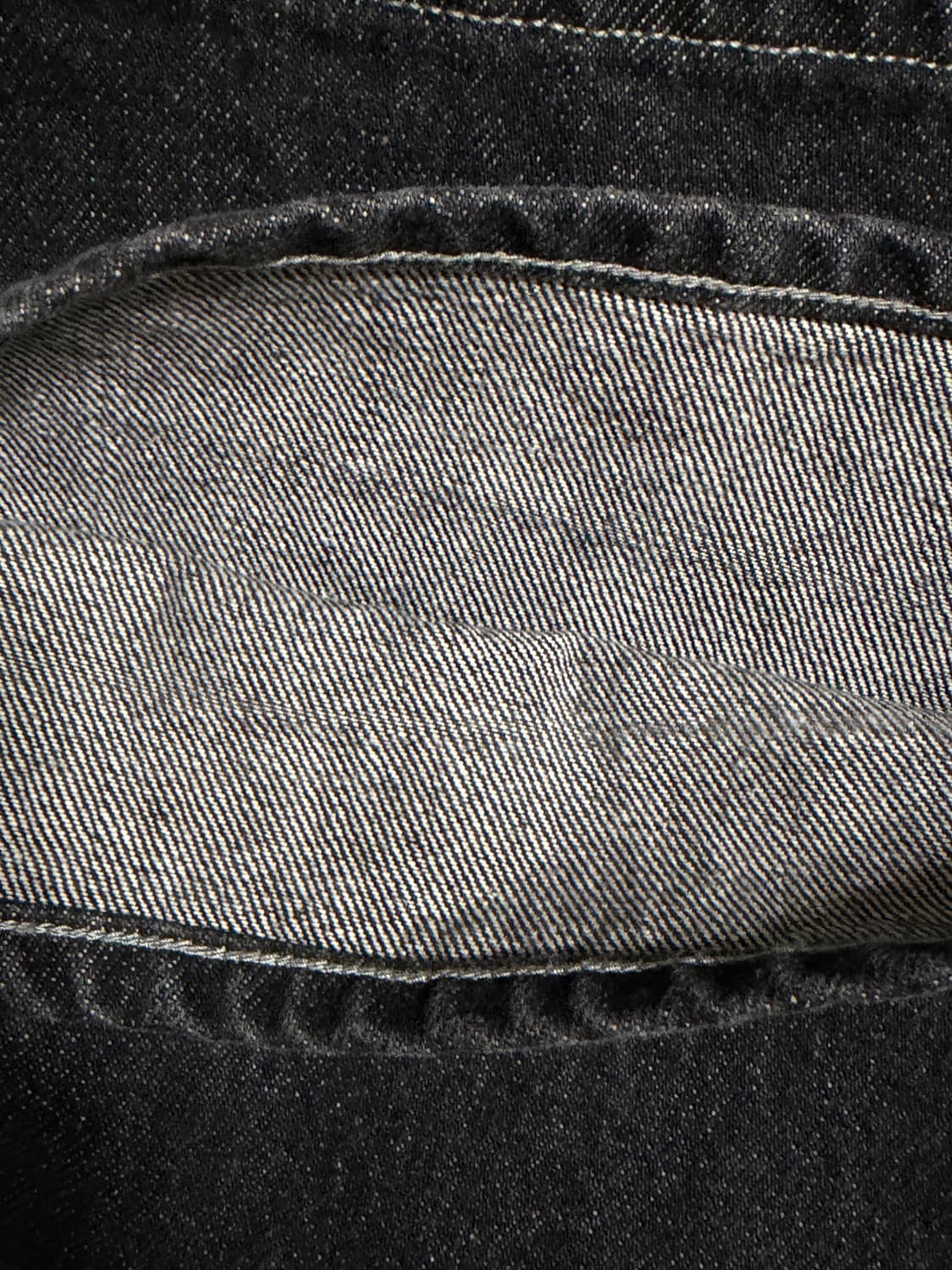 [1] 24AW 모이프 벨티드 데님 블랙 흑청 상품이미지3