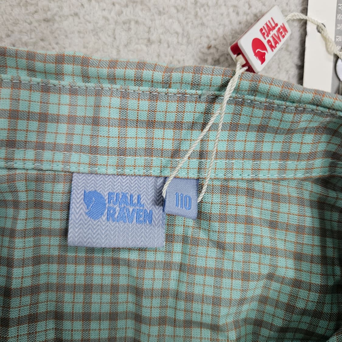 피엘라벤 체크 반팔 셔츠 XXL 상품이미지3