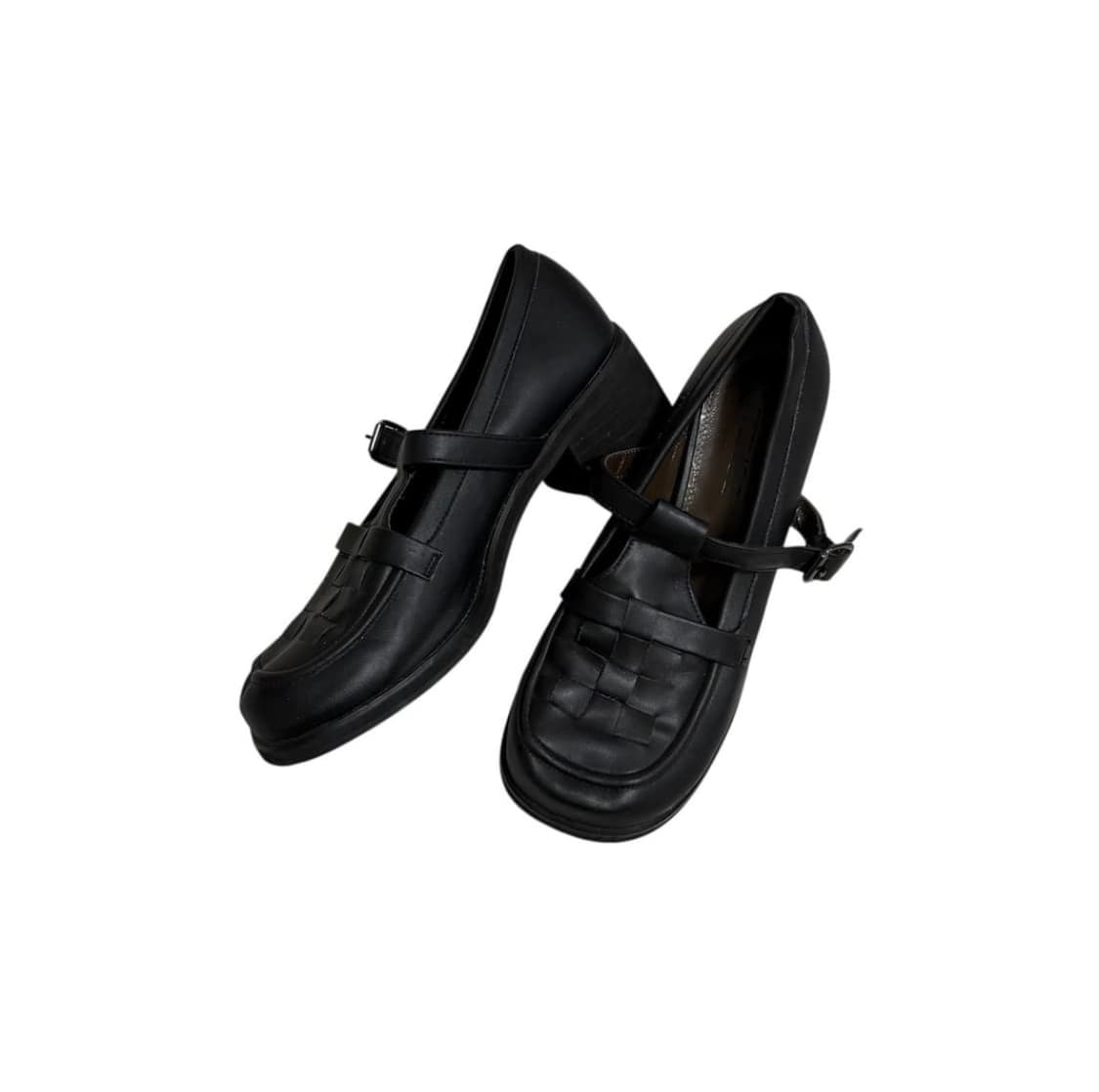 INTENSE 스퀘어 토 위빙 메리 제인 상품이미지1