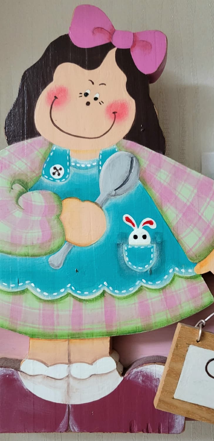 [Handmade] 아카시아 원목, 빈티지 무드 포크아트 헹거 🎨🍒 상품이미지3