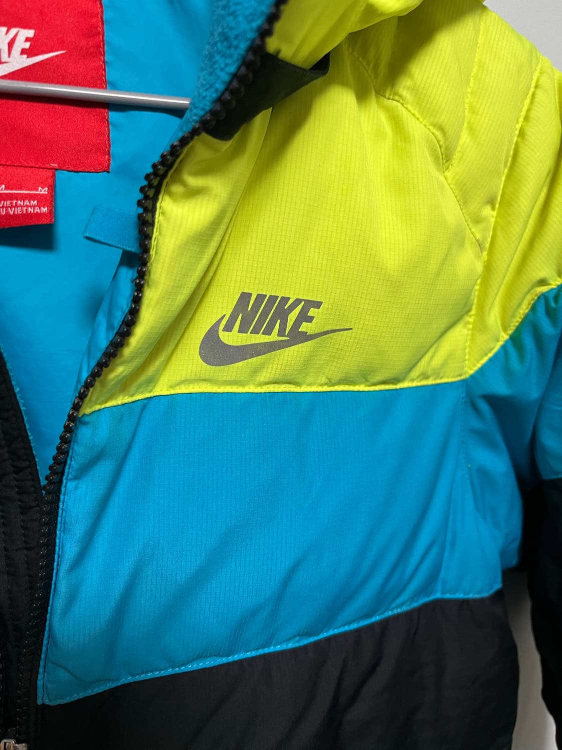 나이키  키즈 컬러 블록 패딩 점퍼 상품이미지2