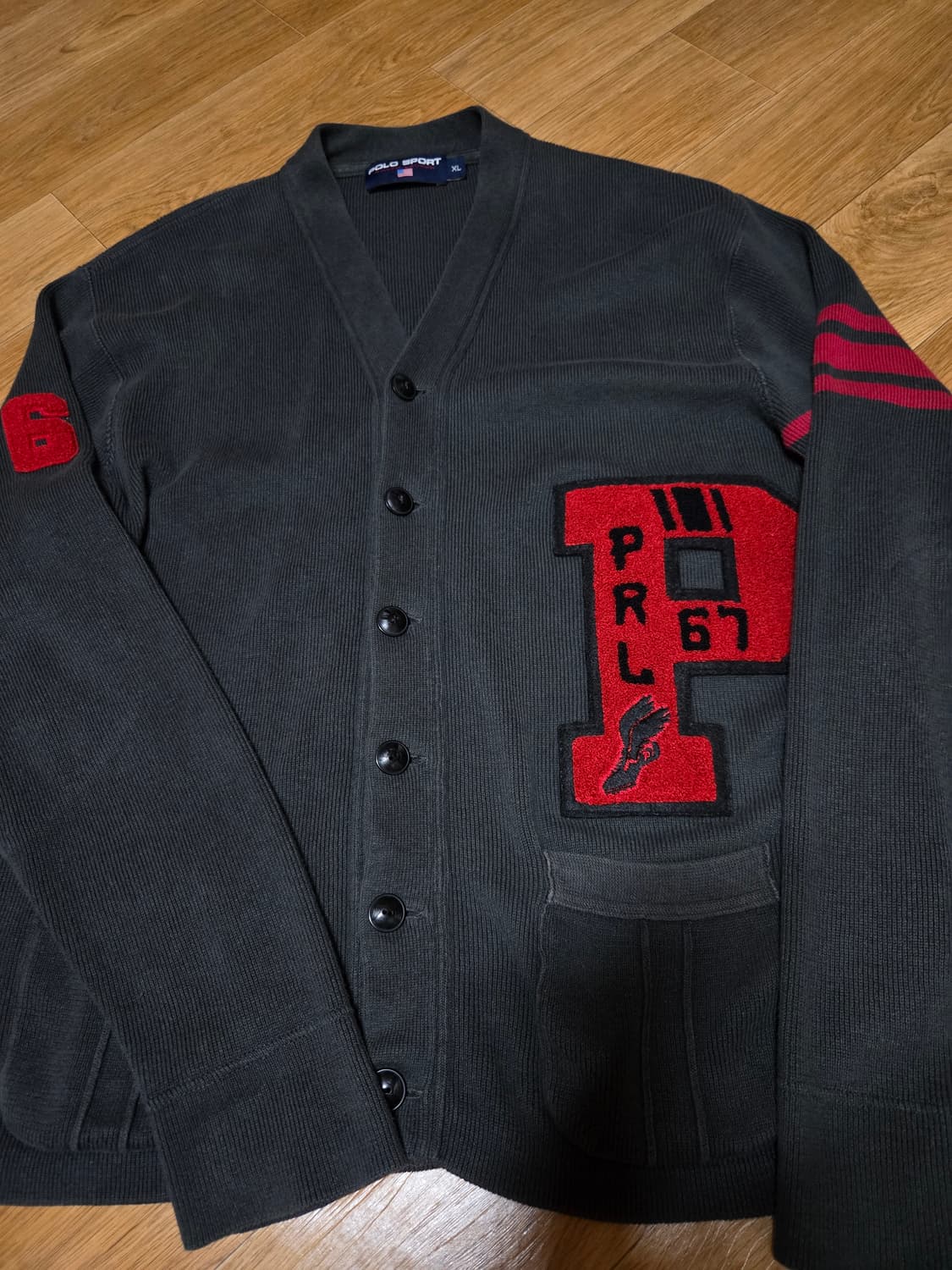 폴로 랄프로렌 스포츠 P패치 가디건 상품이미지4