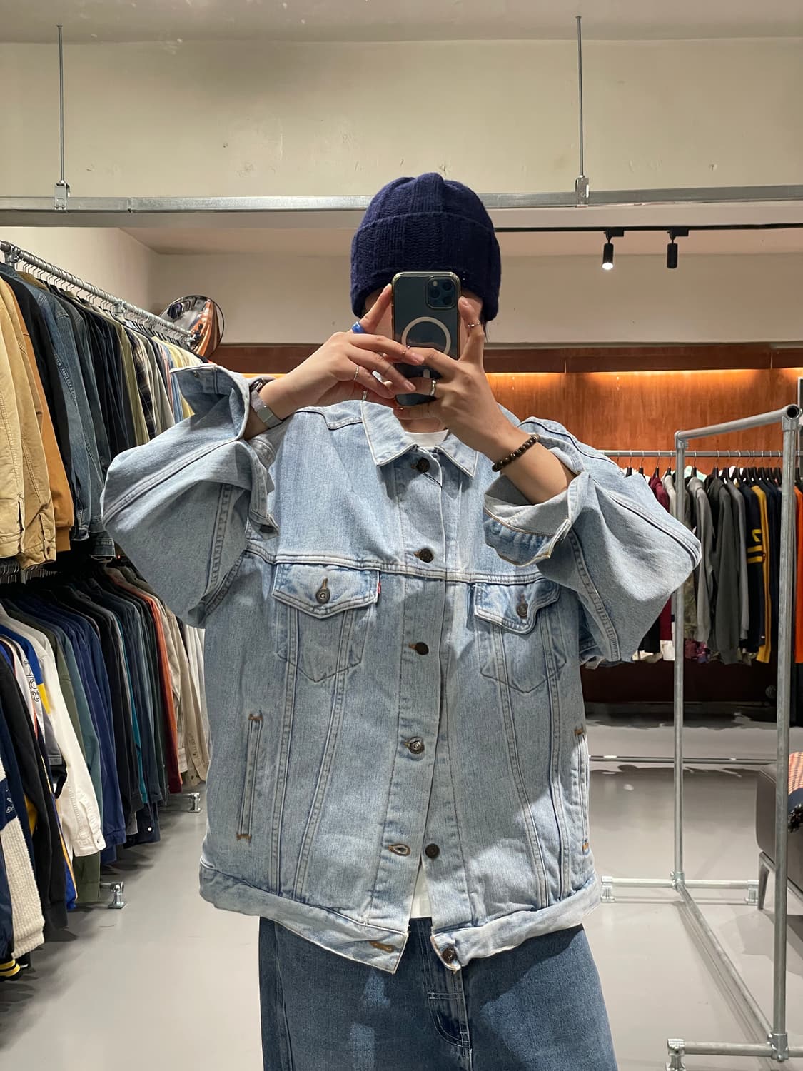 90‘s 리바이스 데님 자켓 (연청)   상품이미지3