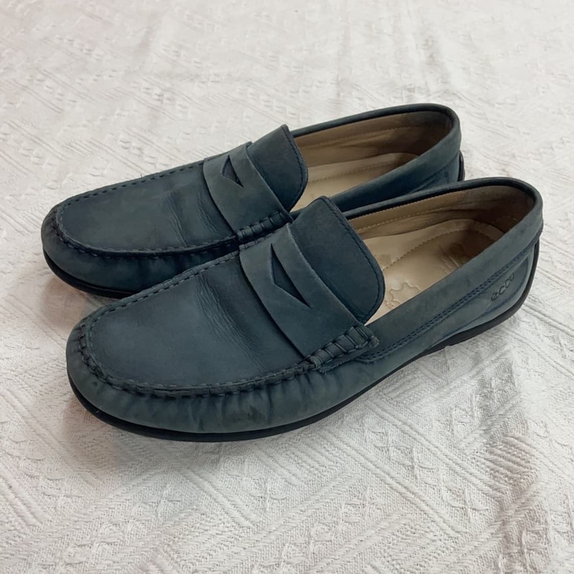 [270] ECCO 에코 스웨이드 드라이빙 슈즈 페니로퍼 상품이미지1
