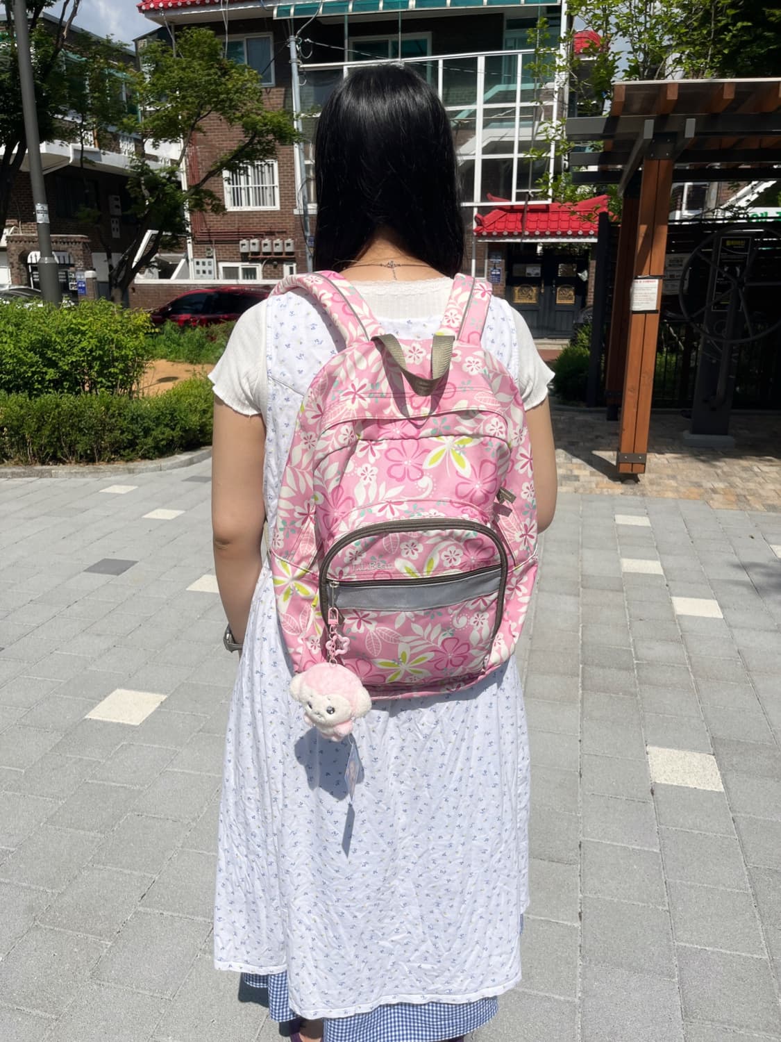LLBean 핑크 하와이 백팩 🌺 상품이미지2
