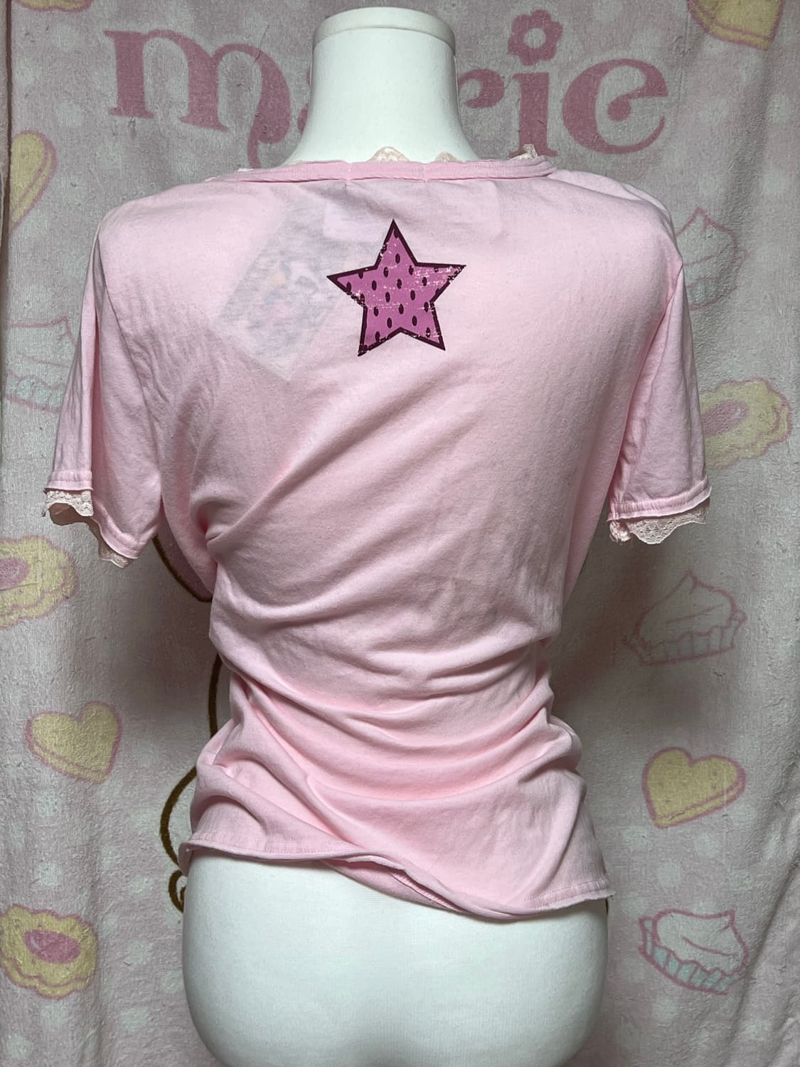 트위티 루니툰즈 러블리힙 레이스 반팔티 일본 수입 빈티지 y2k 갸루 상품이미지2