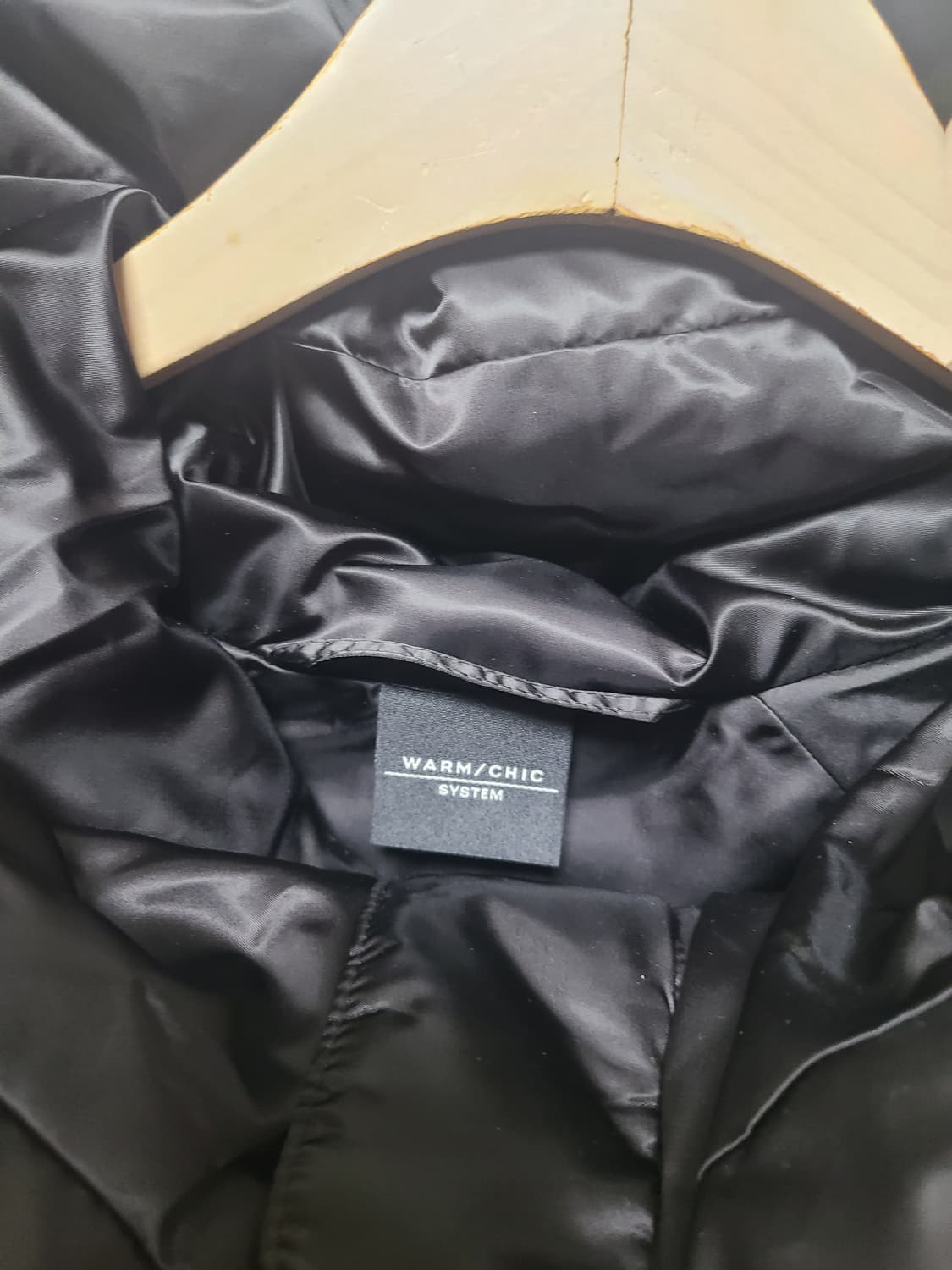 시스템 글로시 숏 패딩 상품이미지2