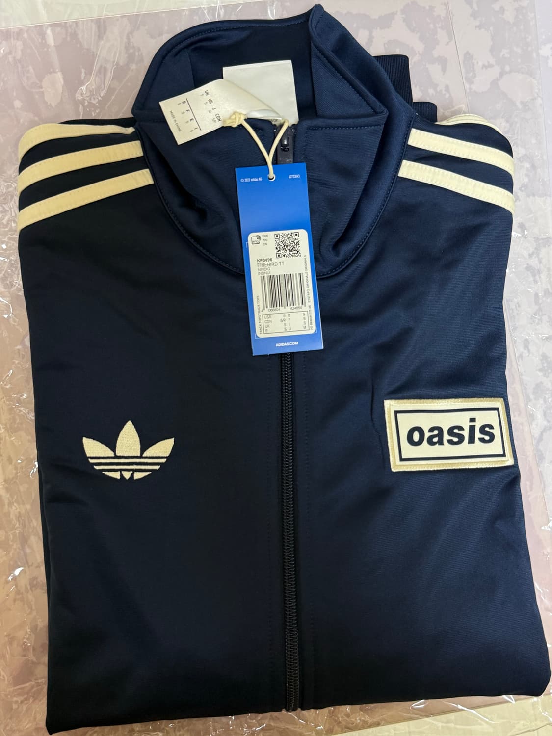 아디다스 오아시스 서울 트랙탑 S 네이비 새상품 상품이미지2