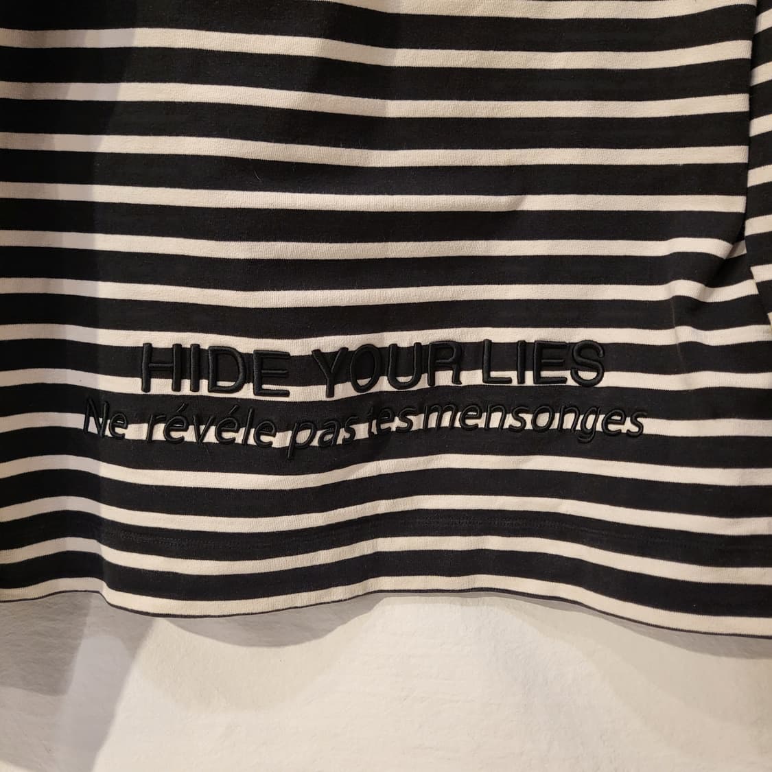 juun.j 준지 긴팔 스트라이프 티셔츠 오버핏 롱슬리브 상품이미지8