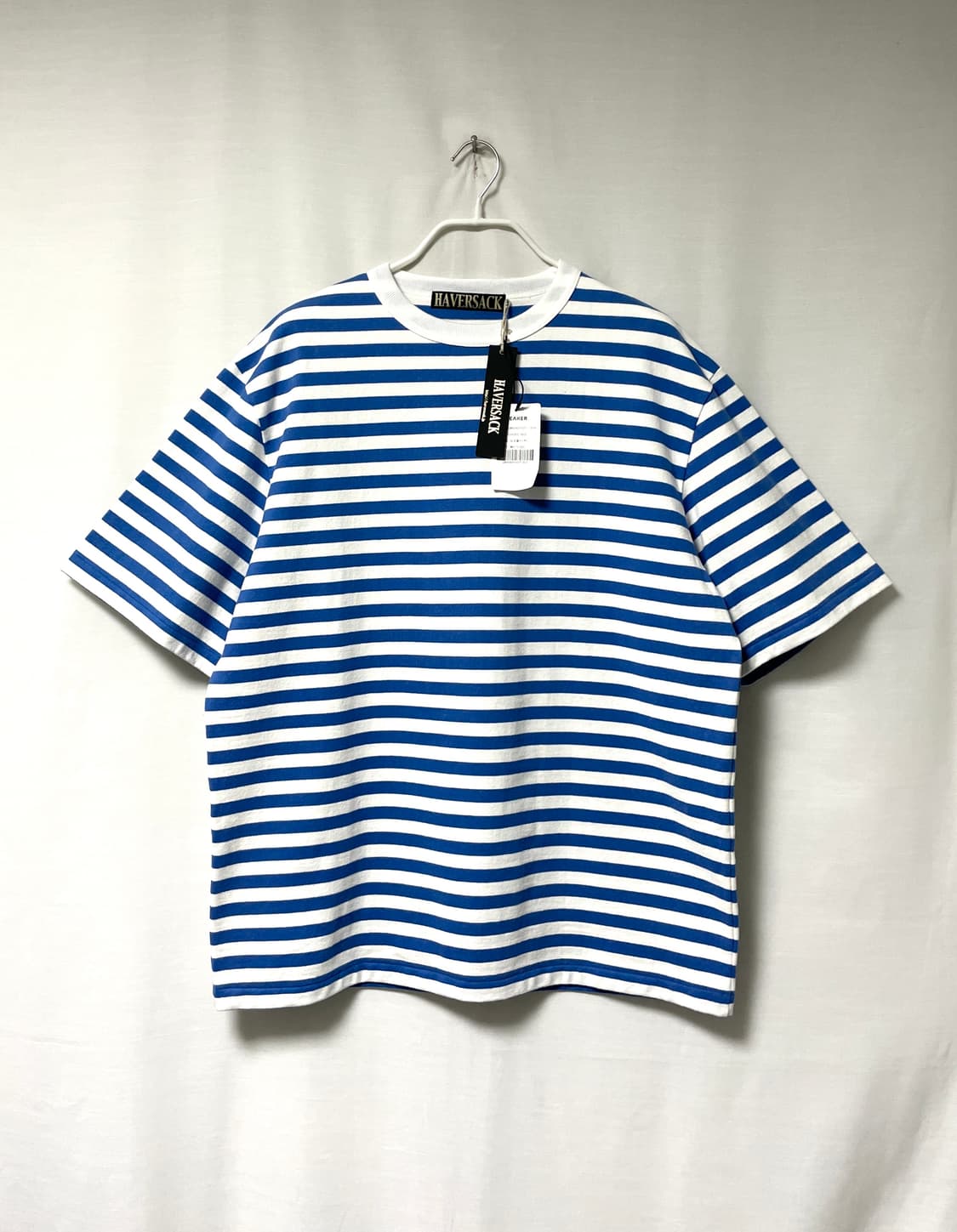 새상품) HAVERSACK 하버색 일본 헤비코튼 스트라이프 아메카지 반팔 상품이미지1