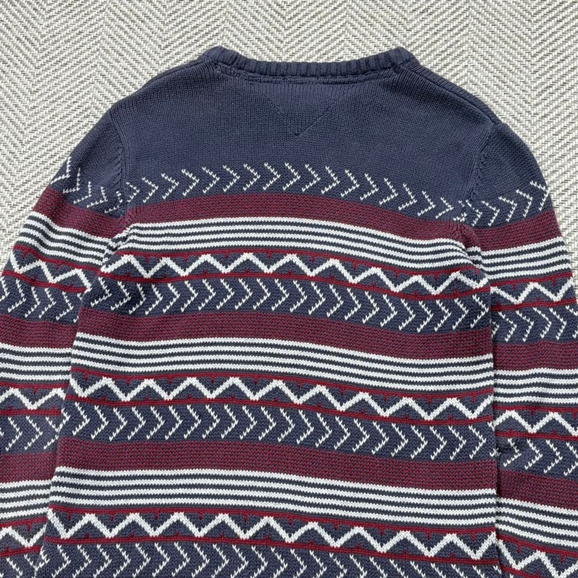 타미힐피거데님 패턴 니트 v2135 상품이미지4