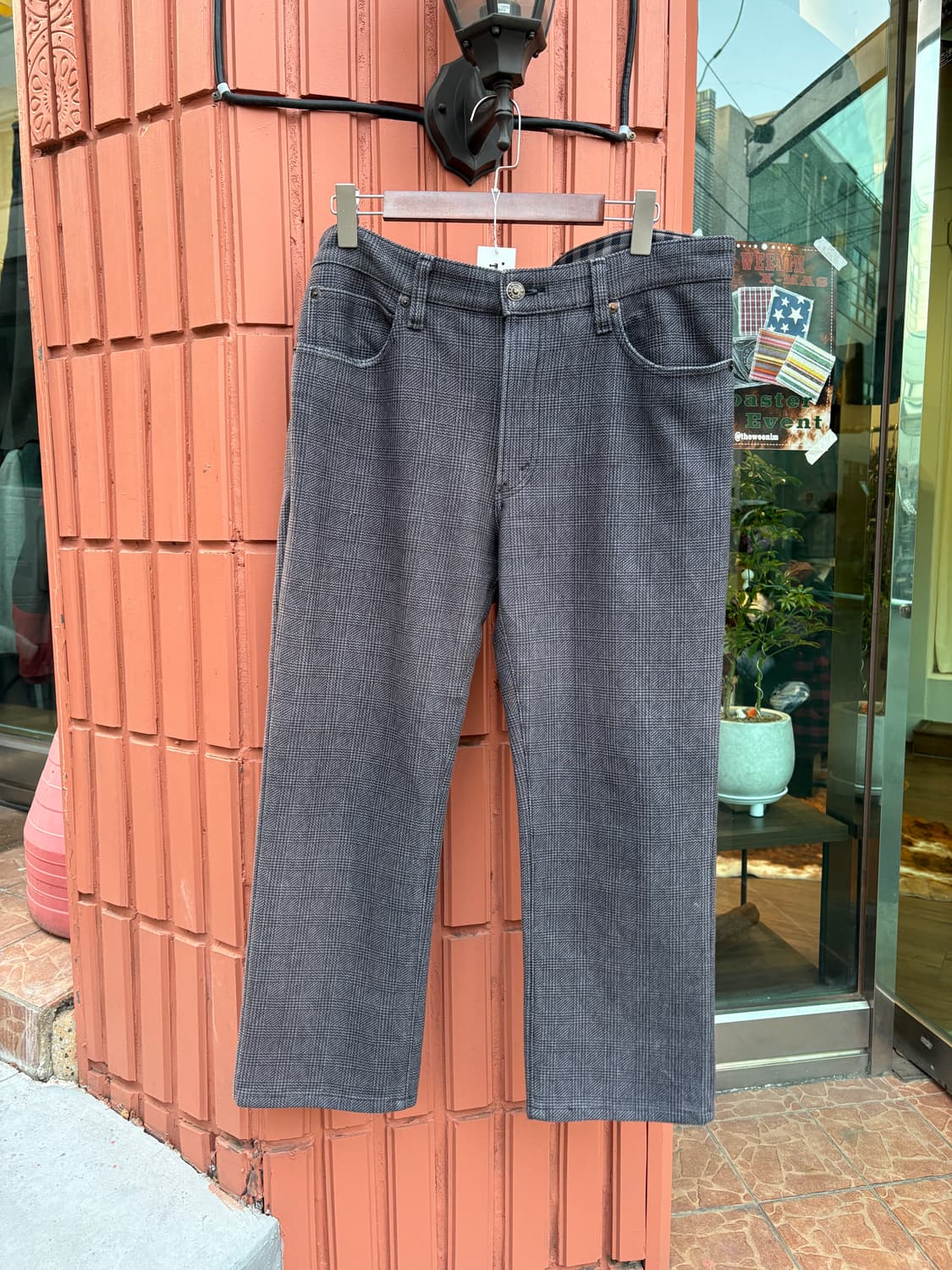 Edwin 체크패턴 팬츠 상품이미지1