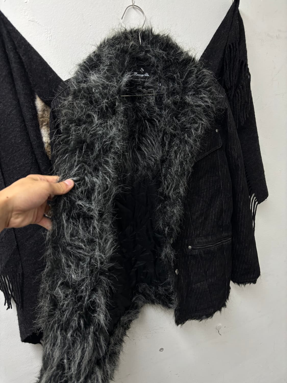 “Bernings sho”00’s Rare Archive Fur Trim 상품이미지4