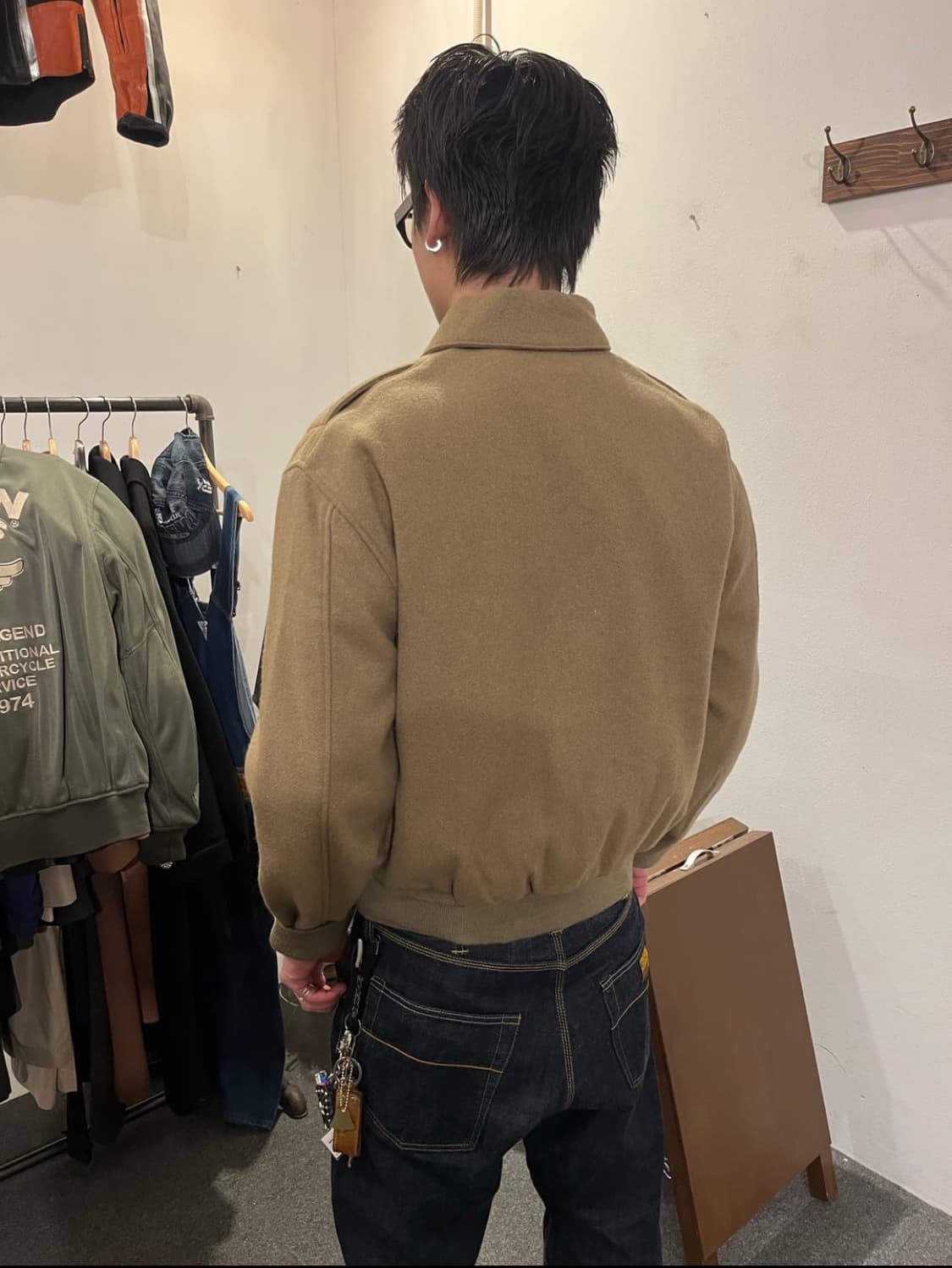 아비렉스 울 자켓 (m) 상품이미지2