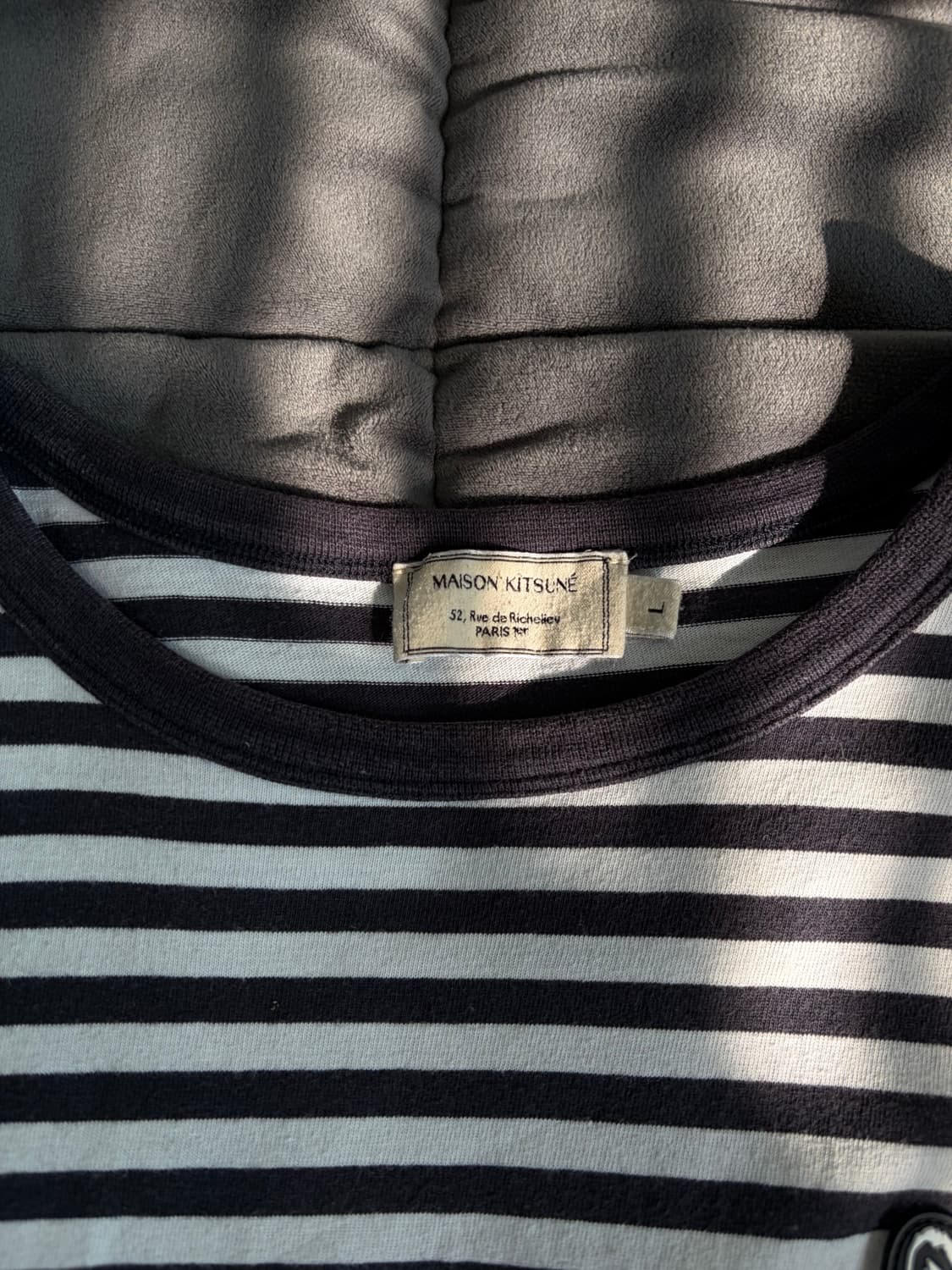 메종키츠네 스트라이프 롱슬리브 L 상품이미지3