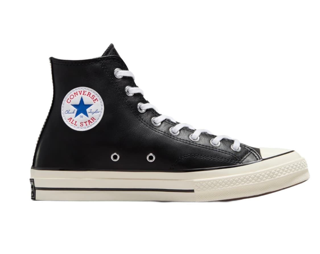 컨버스 척 70 레더 블랙 상품이미지1