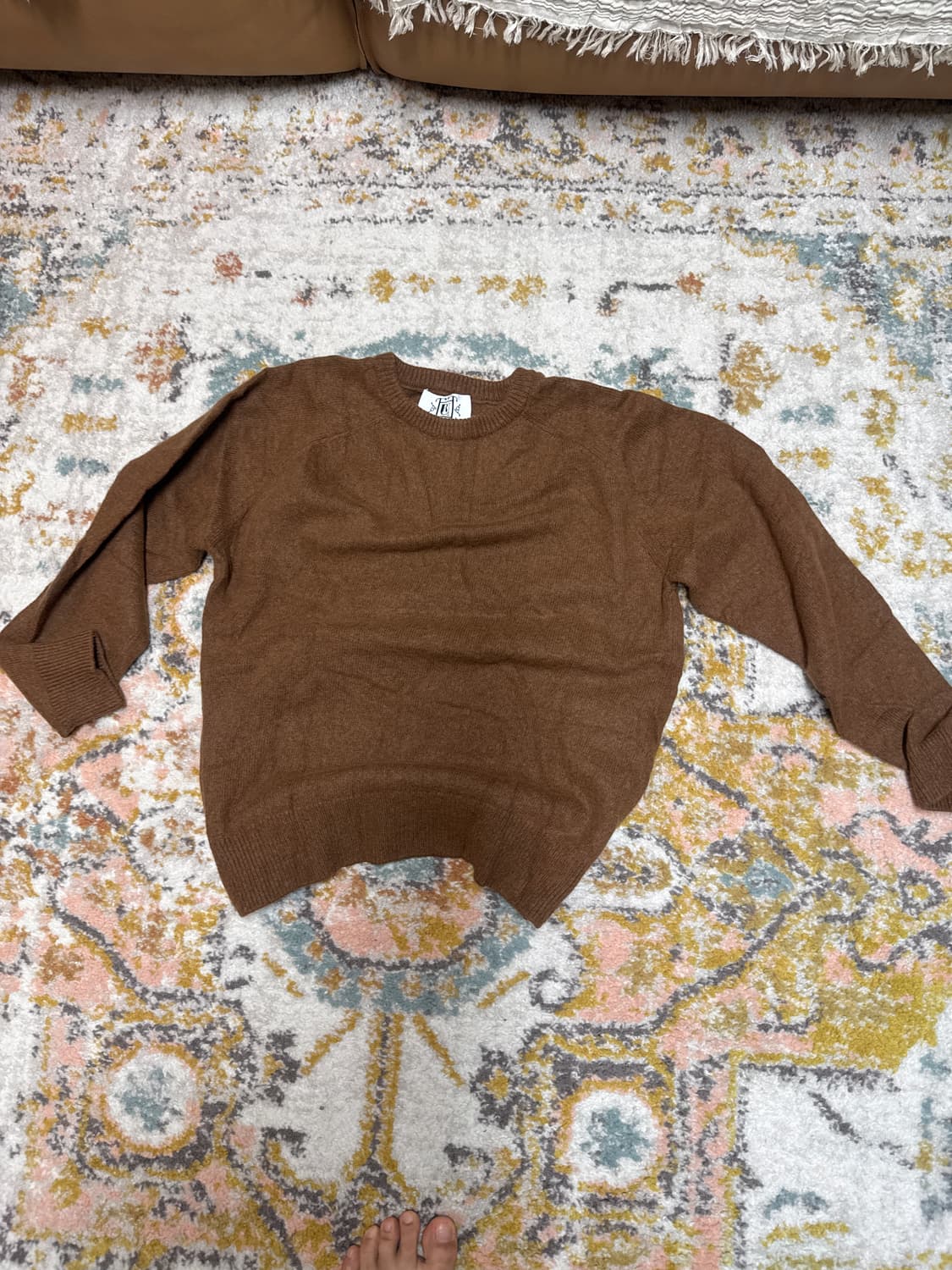 프루이 브라운 니트 상품이미지2