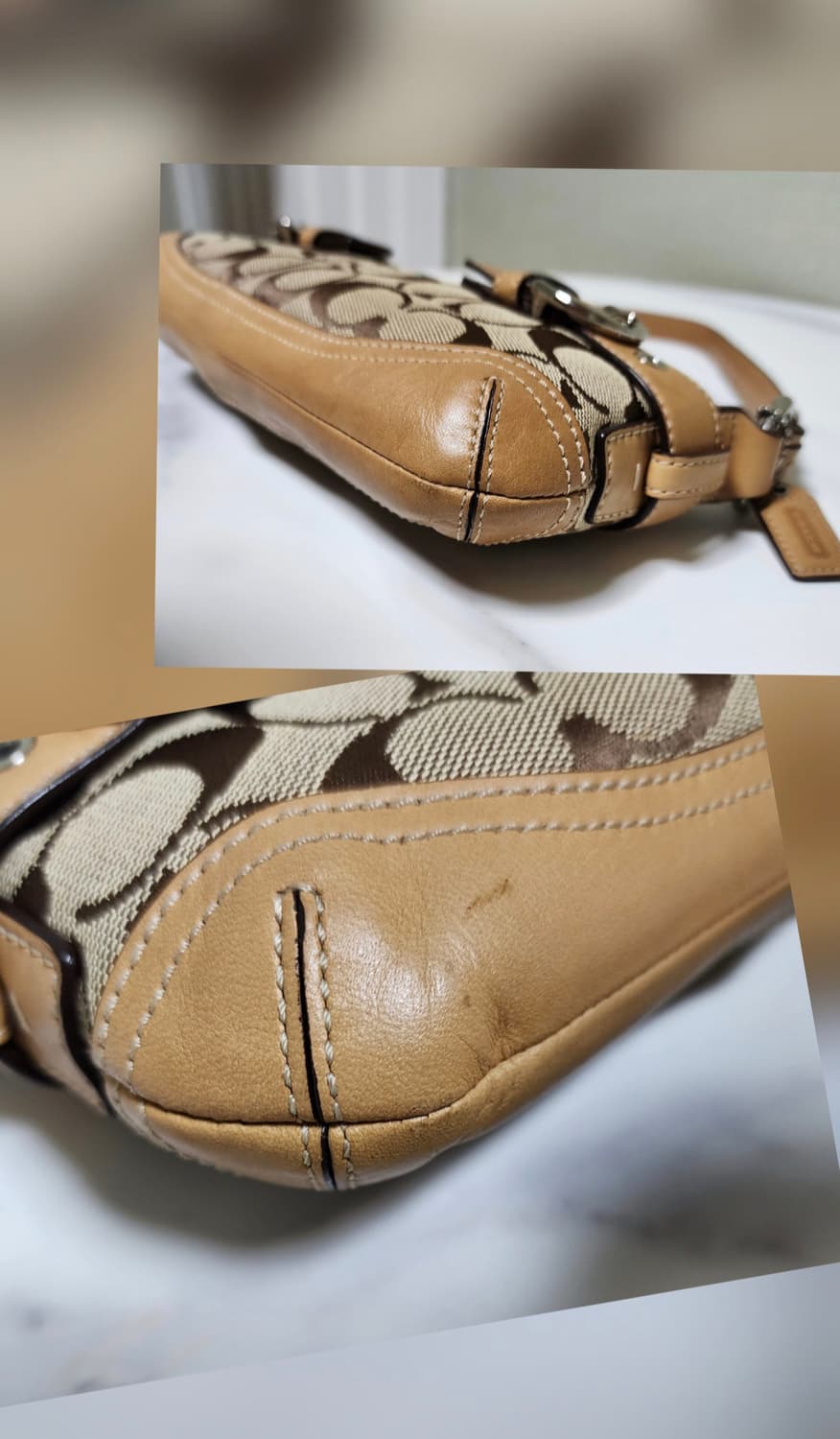 ##희귀템)코치 서플렛 바게트백 상품이미지9