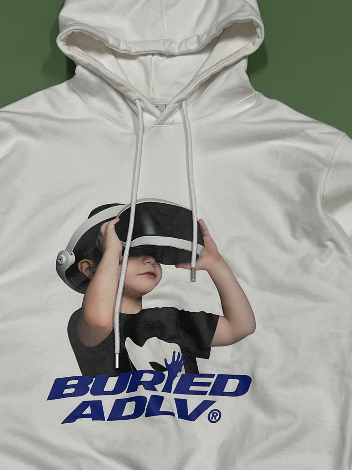 아크메드라비 BA X ADLV VR GAMER 3 후드 티 화이트 상품이미지3