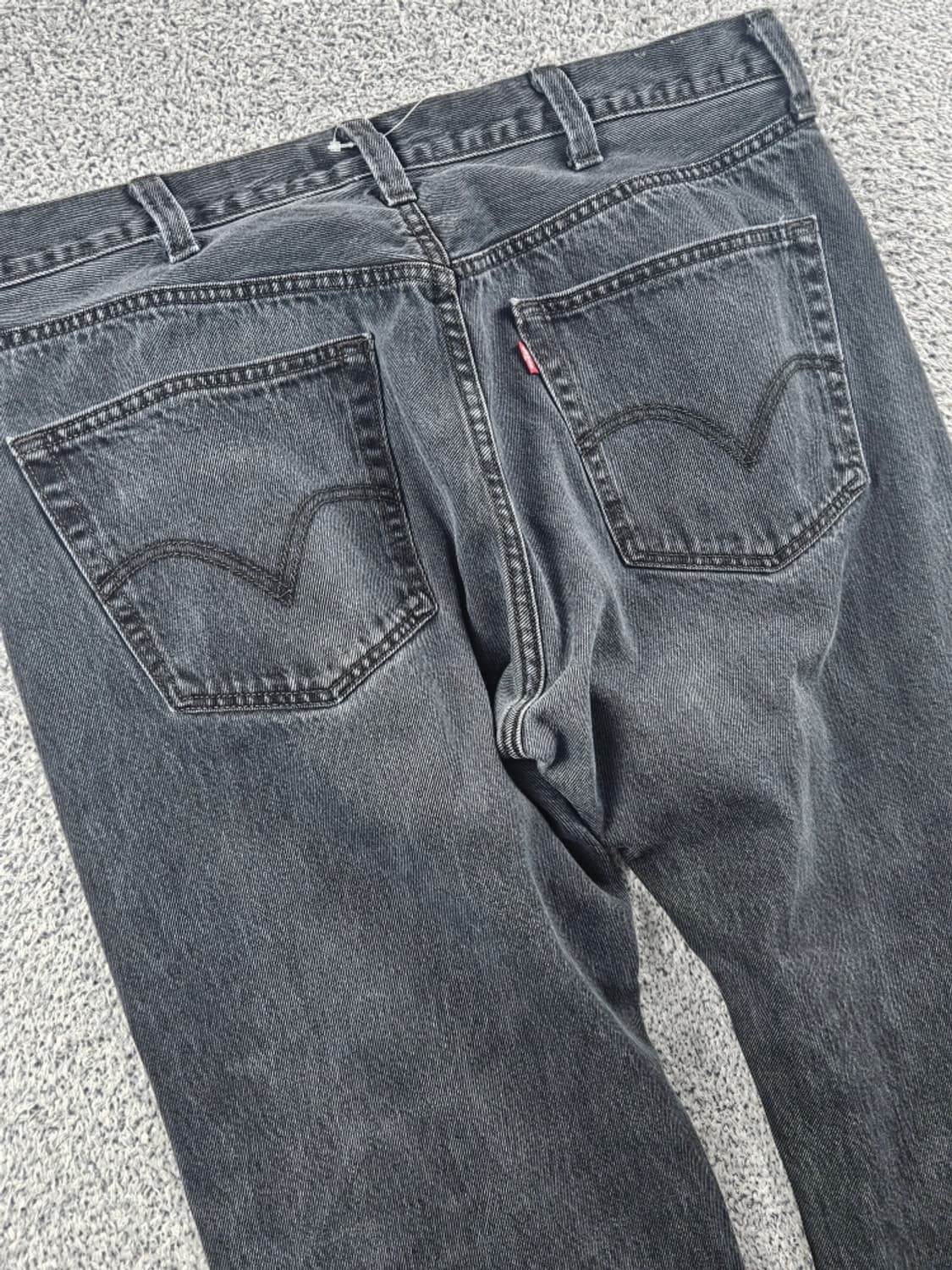 리바이스 501 블랙 데님 진 팬츠 ( 38X30 ) / 11326 상품이미지9