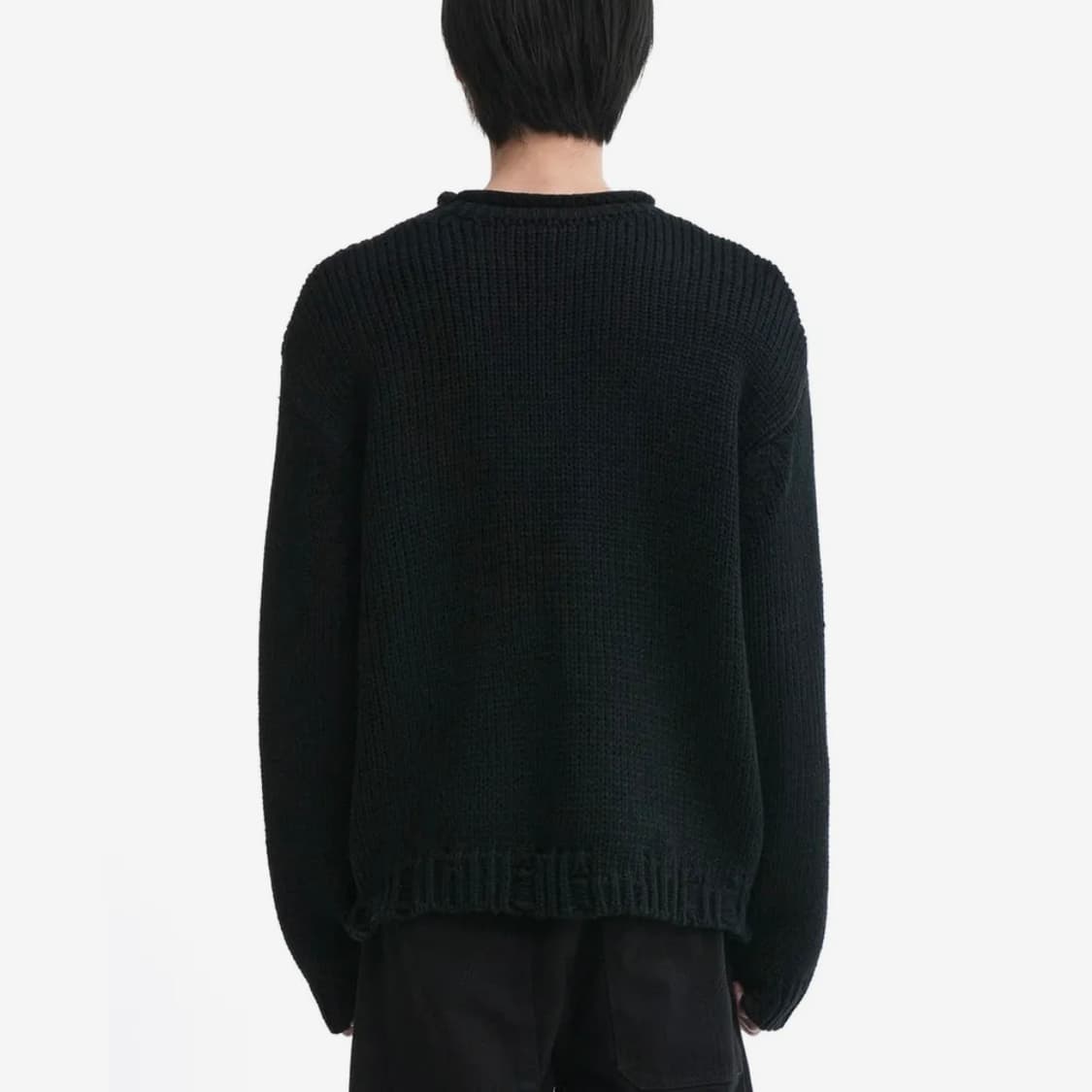 OY HEART STITCH DESTROYED KNIT 상품이미지4