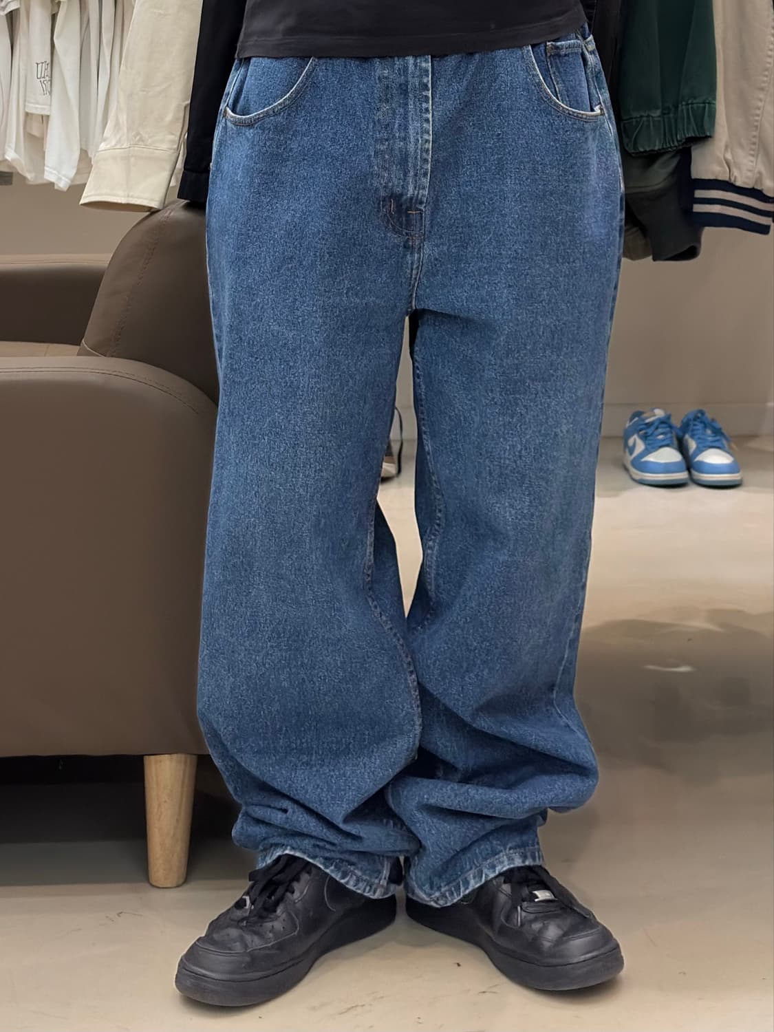 노티카진스 와이드 데님팬츠 상품이미지8