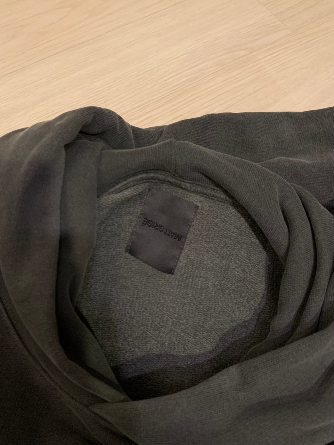 매트그리즈(MATT GRISE) 피그먼트 후드티 상품이미지6