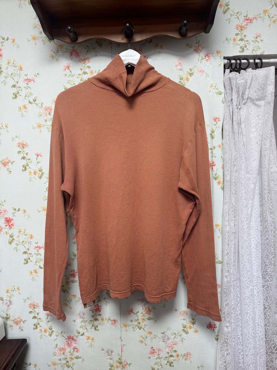 오렌지 스트라이프 목폴라 상품이미지2