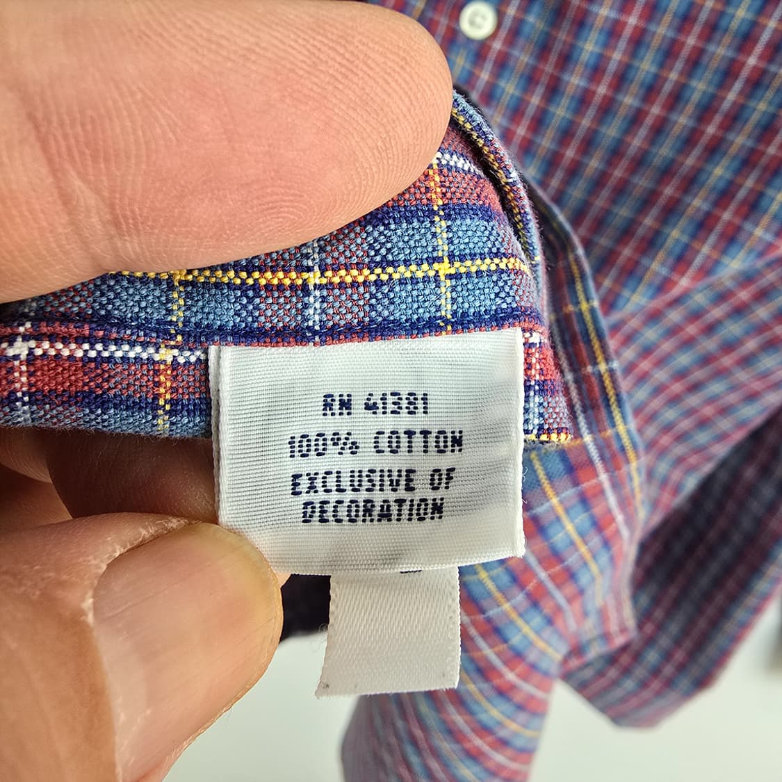 폴로 랄프로렌 Polo 남방 체크 셔츠 XXL 상품이미지8