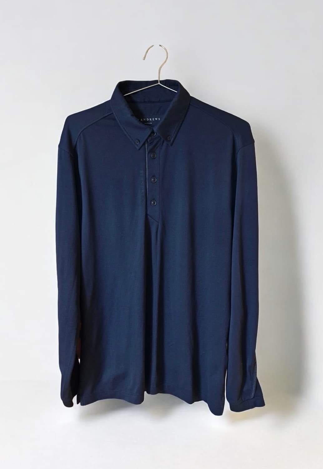 ST.ANDREWS 기능성 긴팔 티셔츠 블랙 105 상품이미지1