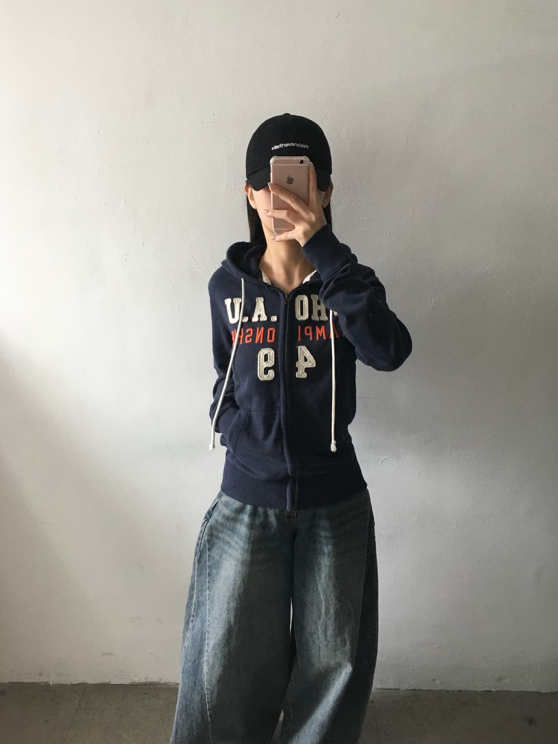 후아유 스펠 후드집업 상품이미지2