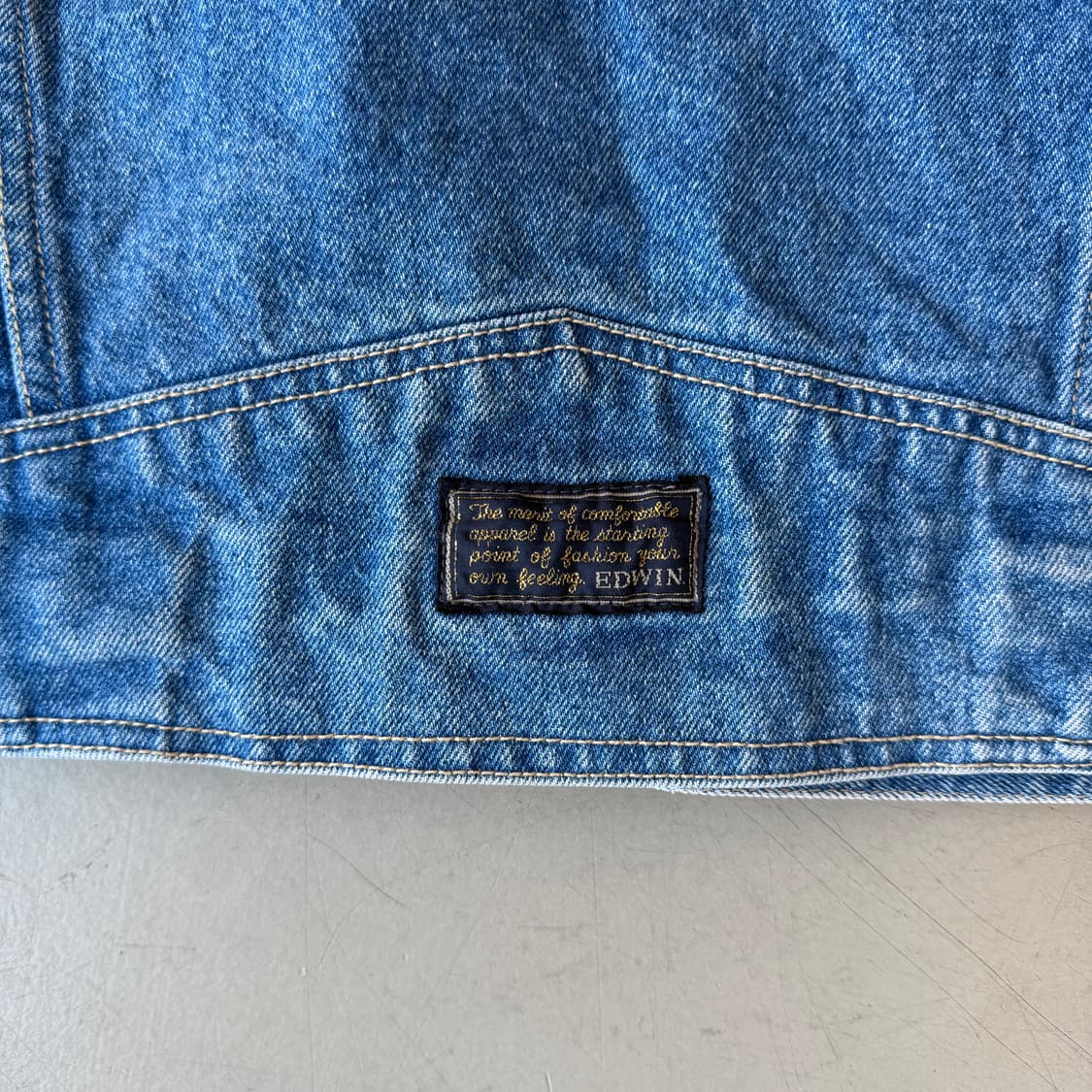 에드윈 데님 트러커 자켓 상품이미지7