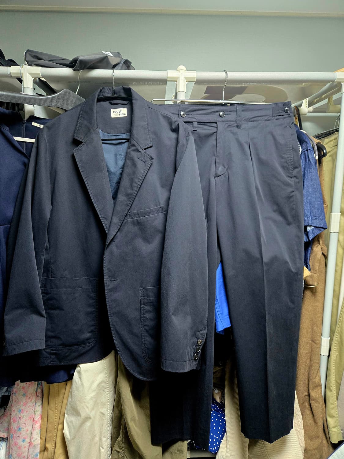 러프사이드 클럽 자켓 팬츠 셋업 (3) 상품이미지1