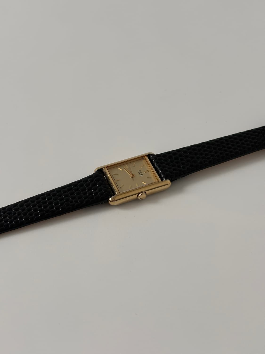 세이코 1980년대 빈티지 시계 골드 탱크 쿼츠 여성 상품이미지5